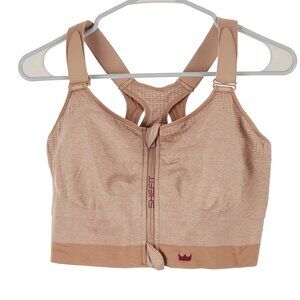 Shefit Low Impact Sports Bra Heathered Tan Size 4 Luxe